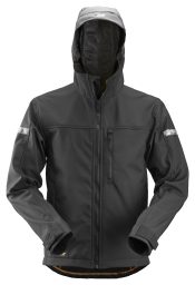 AllroundWork, giacca Softshell con cappuccio