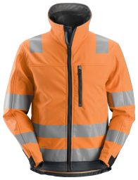AllroundWork, giacca Softshell in alta visibilit&agrave;, classe 3