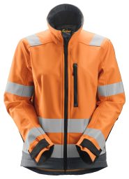 AllroundWork, giacca Softshell da donna in alta visibilit&agrave;, classe 2/3