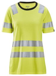 T-shirt da donna in alta visibilit&agrave;, classe 2