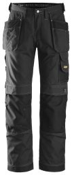Pantaloni per artigiani in tessuto rip-stop con tasche esterne