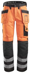 Pantalone in alta visibilit&agrave; con tasche esterne, classe 2