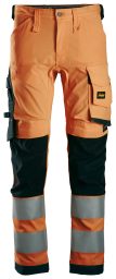 Pantaloni elasticizzati in alta visibilit&agrave;, classe 2