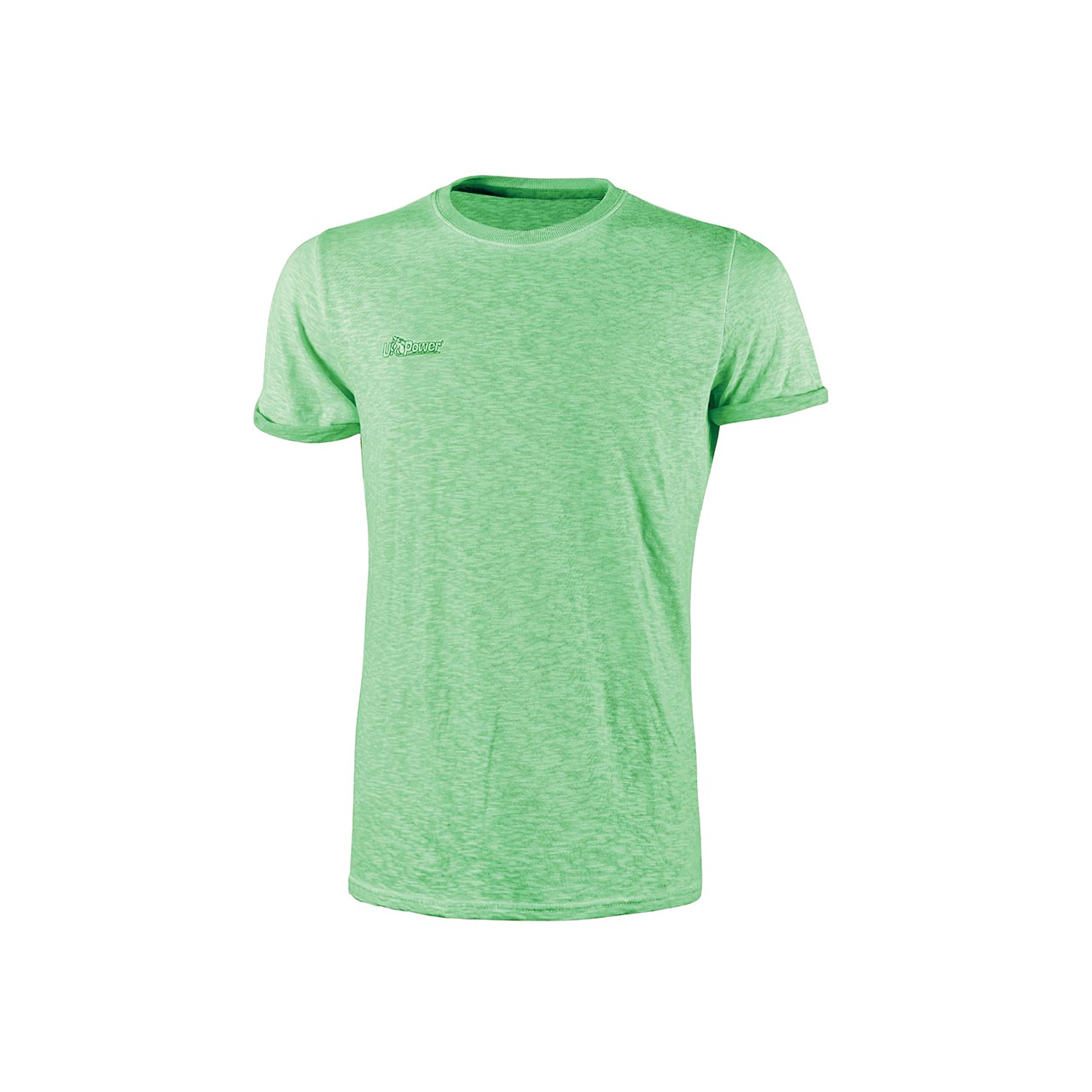Tshirt-da-lavoro-upower-modello-fluo-colore-verde-fluo-0 Tshirt da lavoro upower modello fluo colore verde fluo 0