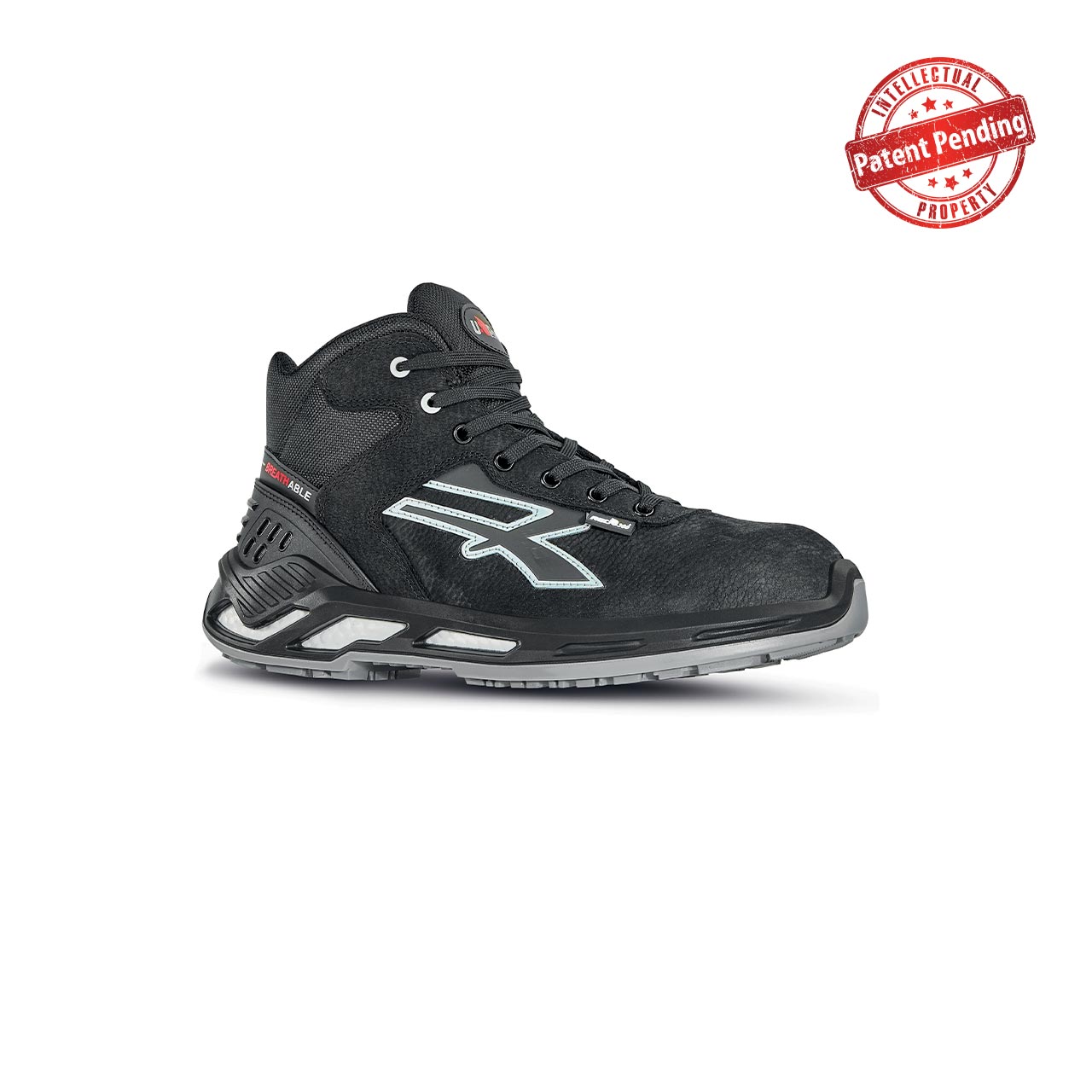 scarpa-antinfortunistica-upower-modello-arden-linea-red360-vista-laterale scarpa antinfortunistica upower modello arden linea red360 vista laterale