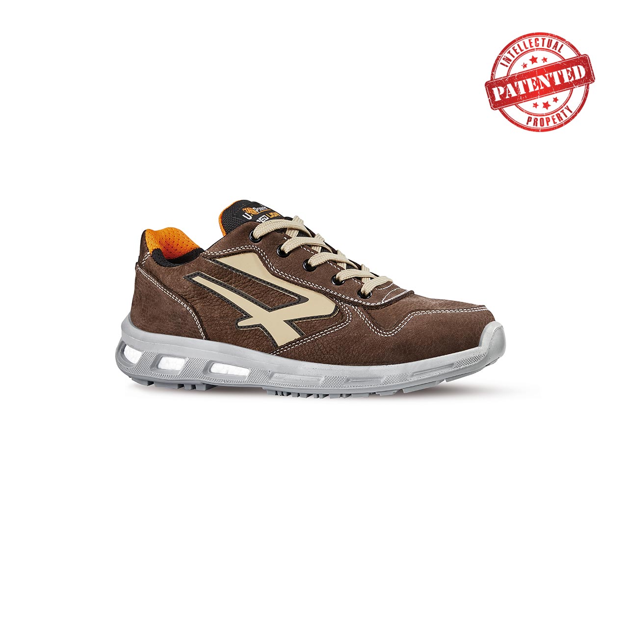 scarpa-antinfortunistica-upower-modello-spyke-linea-redlion-vista-laterale scarpa antinfortunistica upower modello spyke linea redlion vista laterale